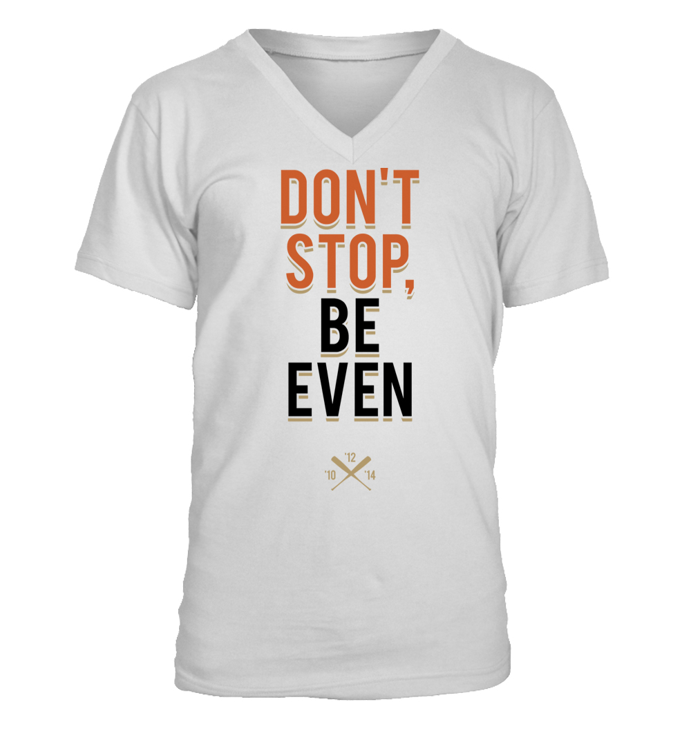 Don't Stop - Camiseta para hombre cuello en V - San Francisco Giants SF - Imagen 3 de 3