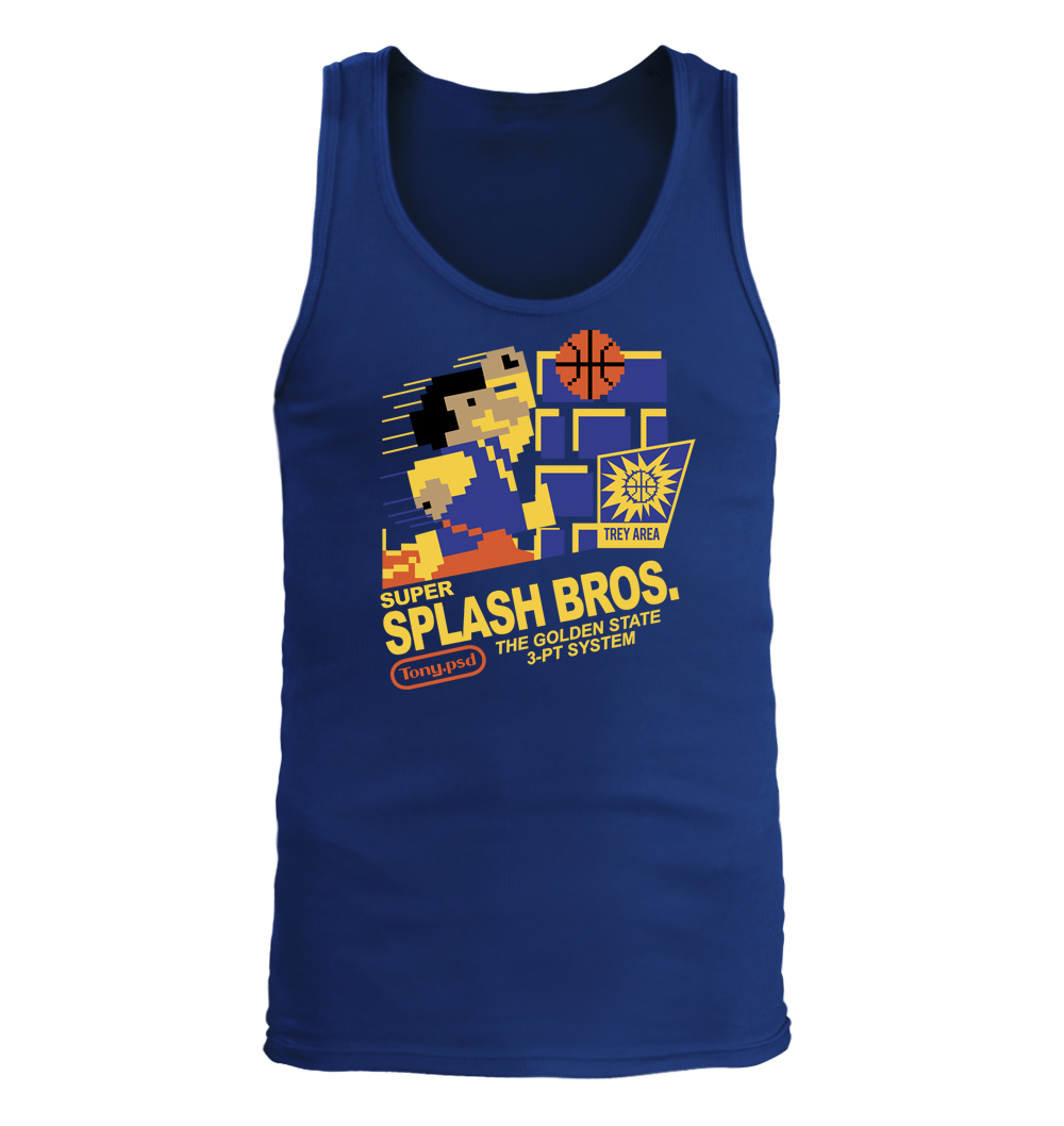 Top sin mangas Super Splash Bros. - para hombre - Golden State Warriors Curry - Imagen 3 de 3
