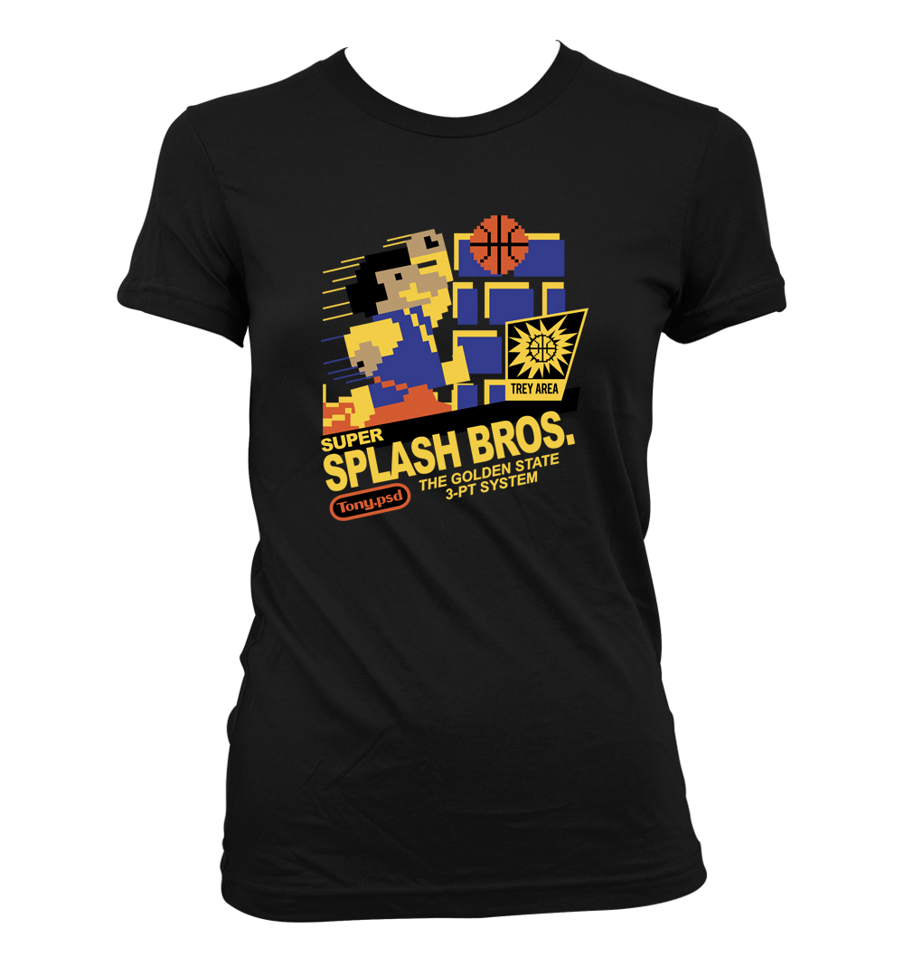 Super Splash Bros. - Damen T-Shirt - Golden State Warriors Curry - Bild 2 von 3