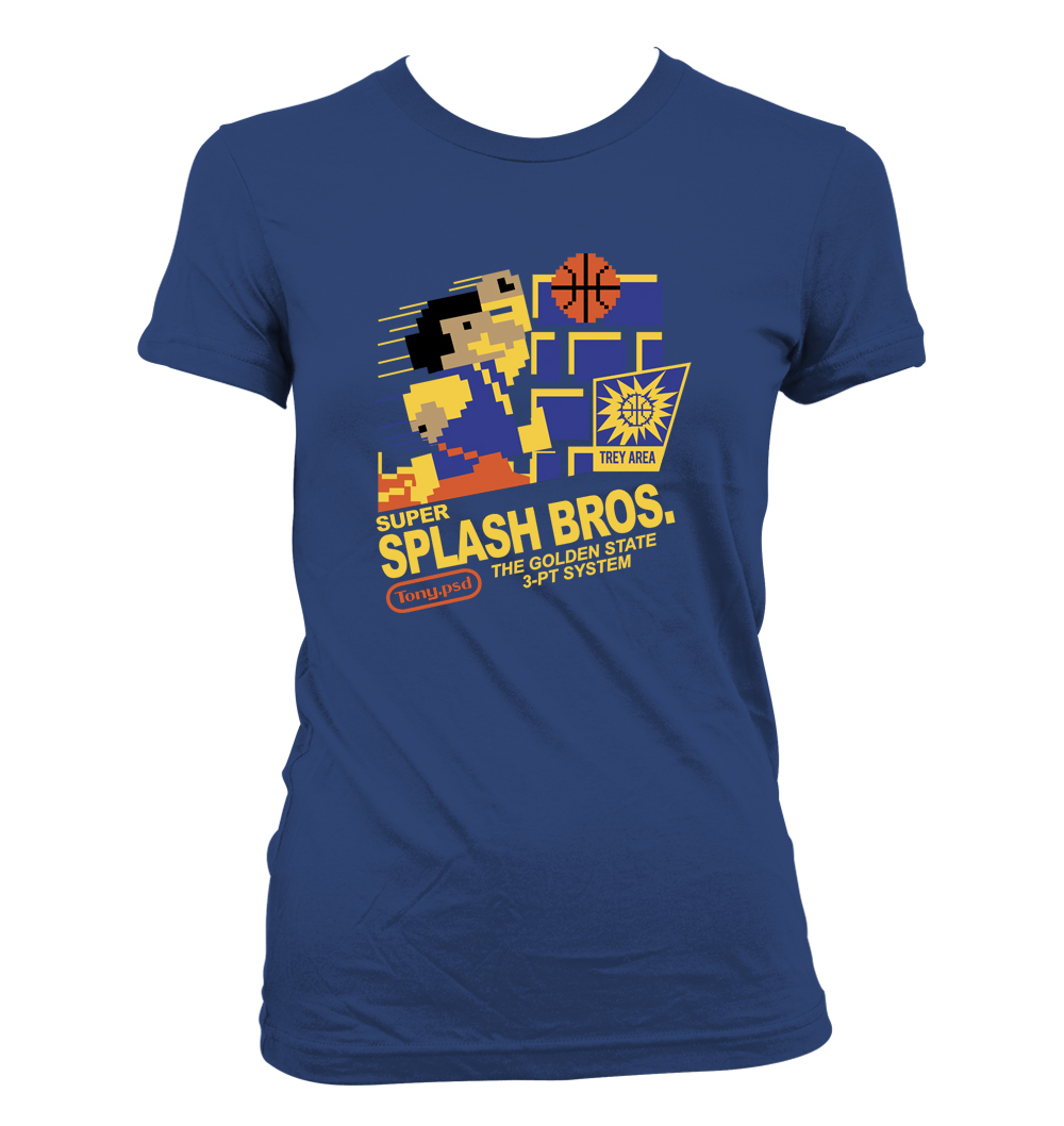 Super Splash Bros. - Damen T-Shirt - Golden State Warriors Curry - Bild 3 von 3