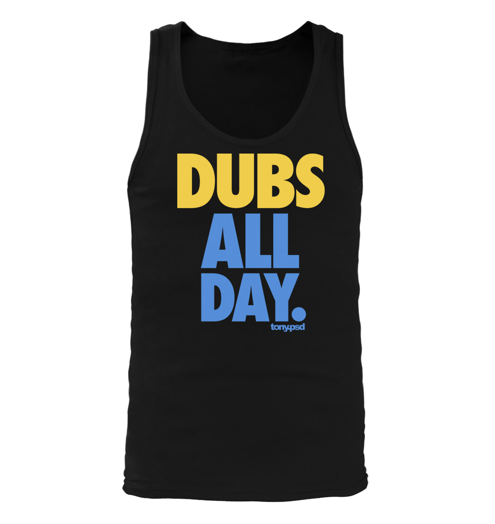 Dubs All Day. - Men's Tank Top - Golden State Warriors Curry - Picture 2 of 5
