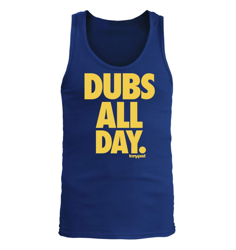 Dubs All Day. - Men's Tank Top - Golden State Warriors Curry - Picture 4 of 5