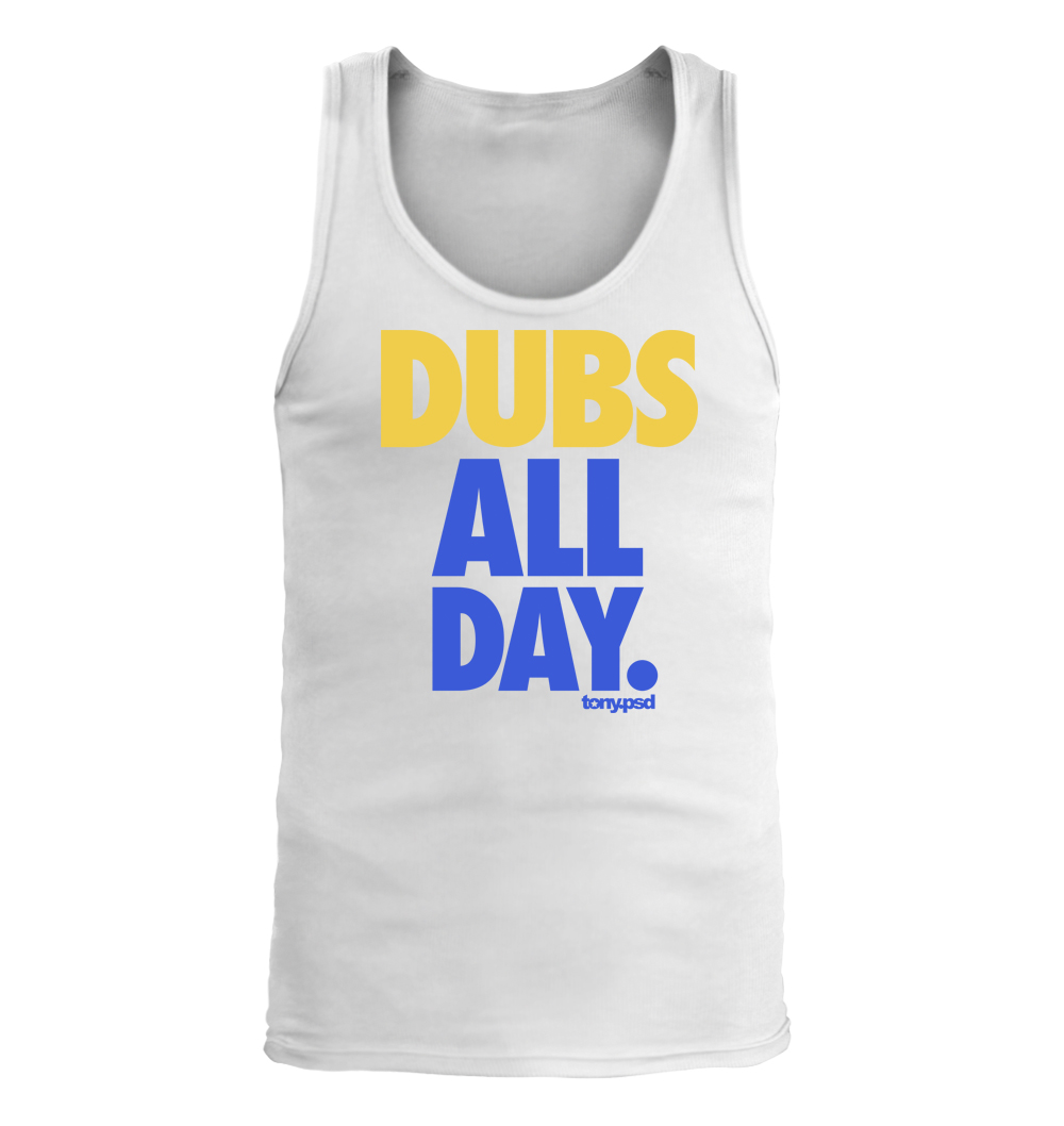 Dubs All Day. - Men's Tank Top - Golden State Warriors Curry - Picture 3 of 5