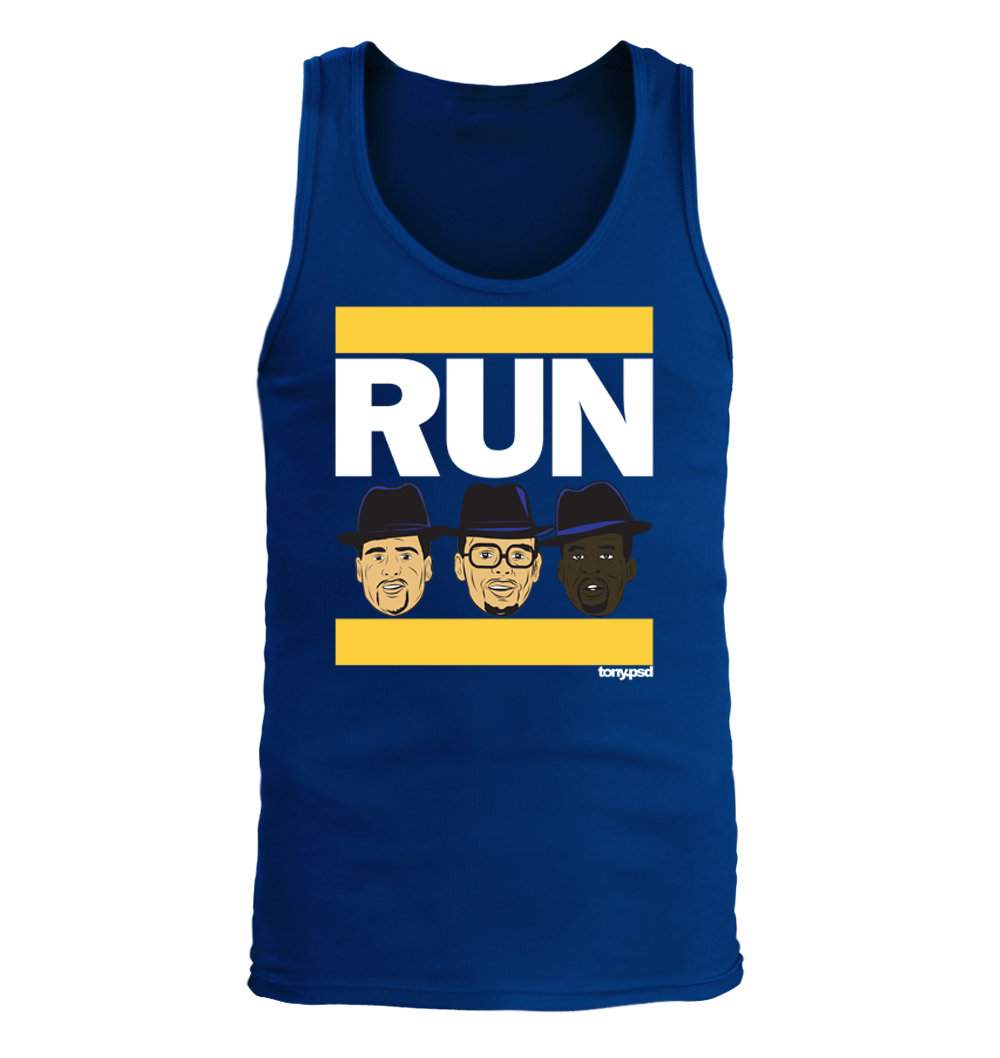 RUN TCG - Men's Tank Top - Golden State Warriors - Picture 3 of 5