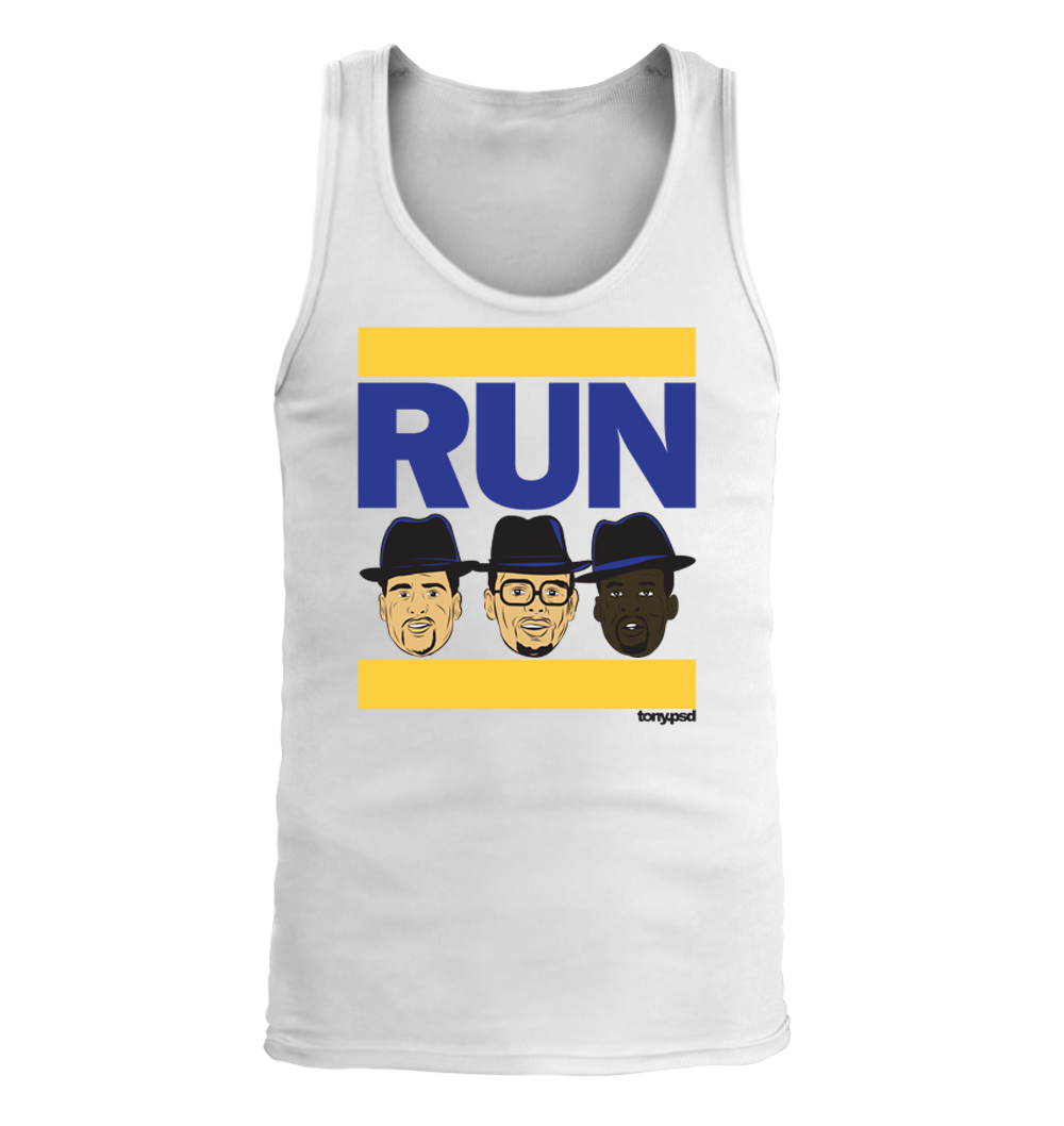 RUN TCG - Men's Tank Top - Golden State Warriors - Picture 5 of 5