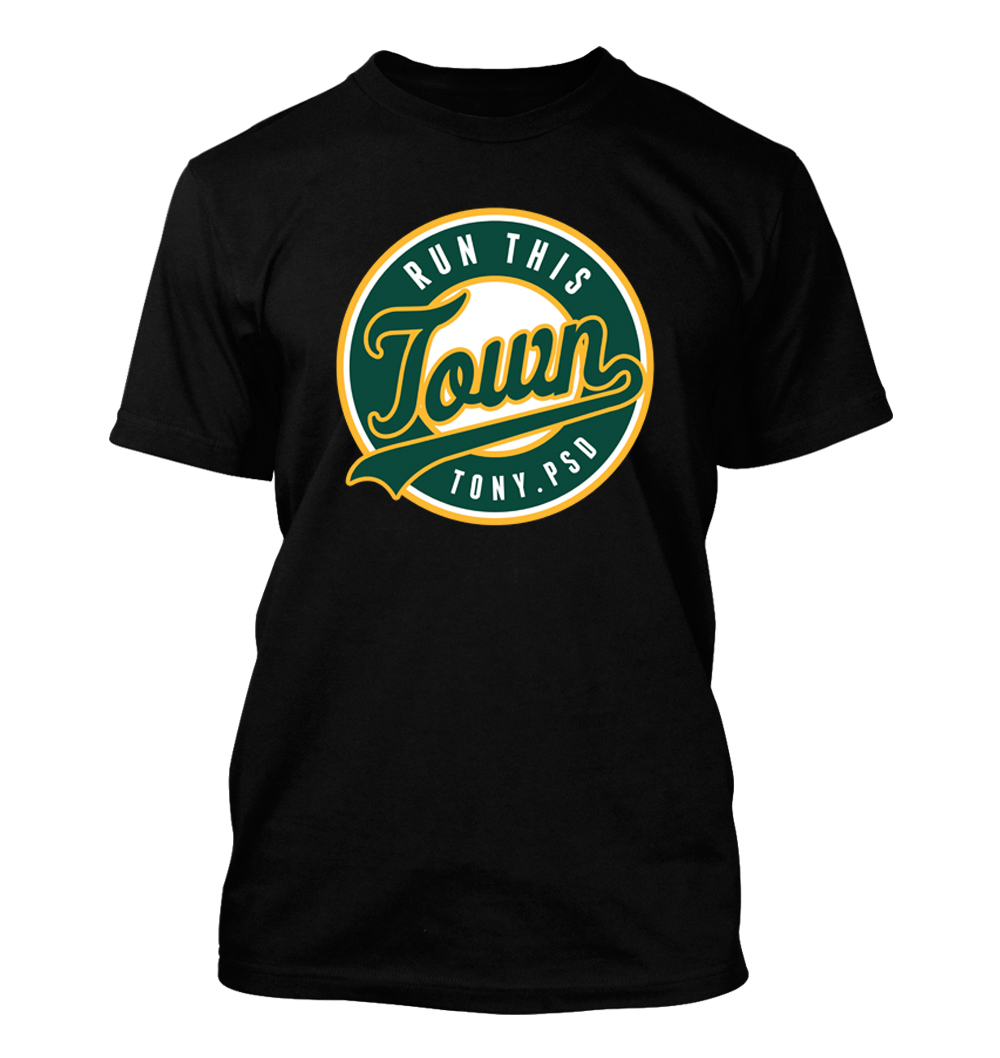 Run This Town - Men's T-Shirt - Oakland Athletics A's