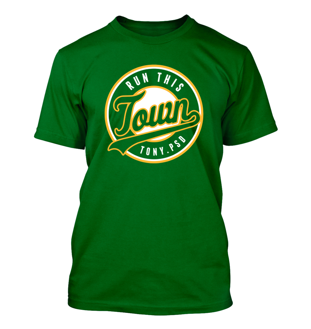 Run This Town - Men's T-Shirt - Oakland Athletics A's