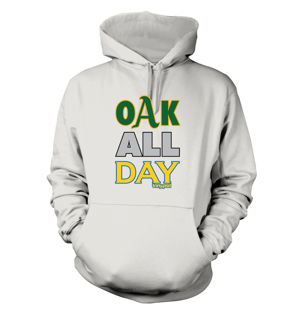 Oak All Day - Men's Hoodie - Oakland A's Warriors Raiders