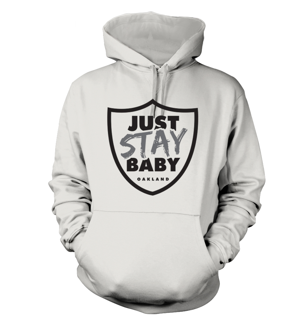 Just Stay Baby - Men's Hoodie - Oakland Raiders - Picture 3 of 3