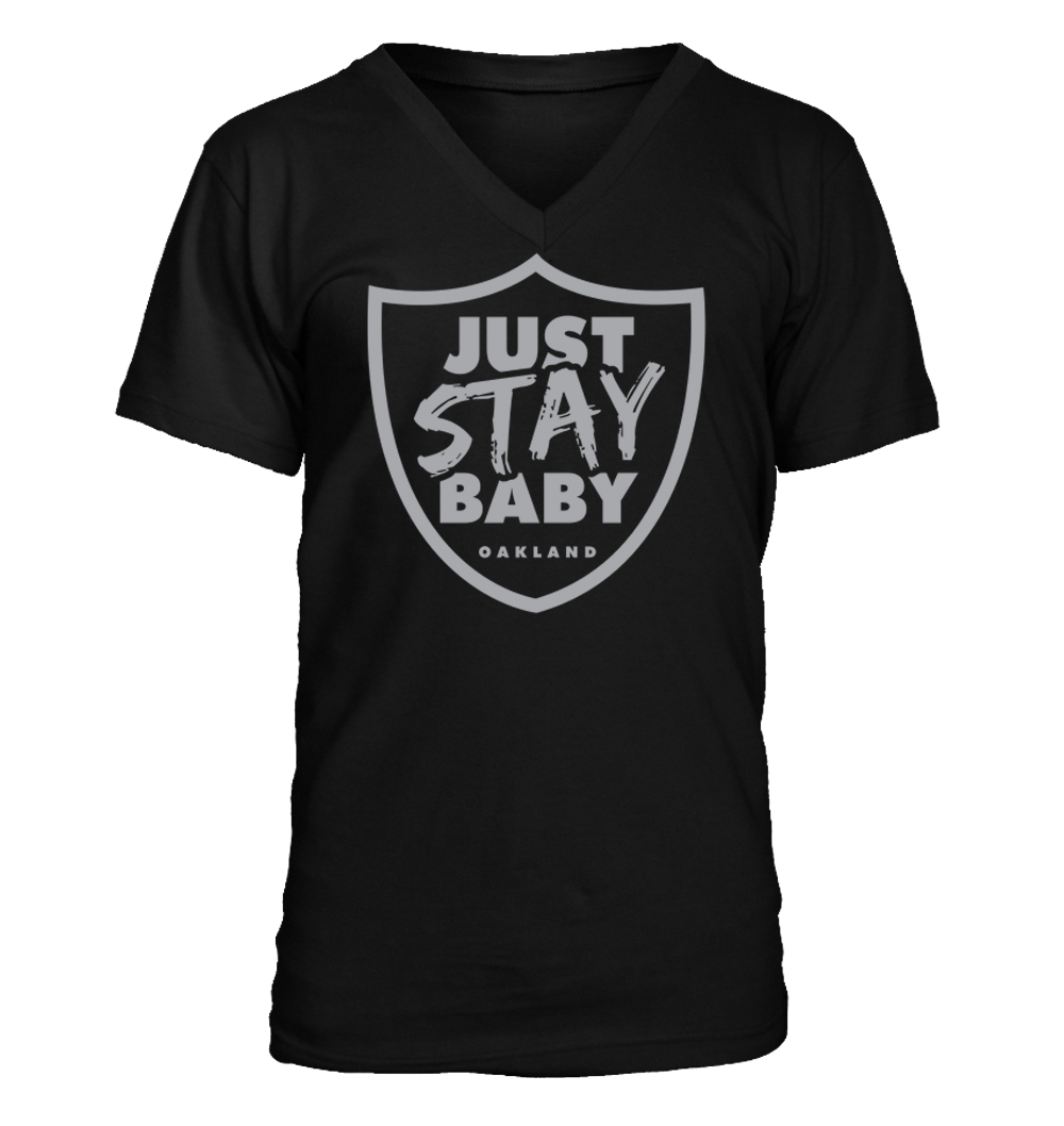 Camiseta para hombre The Nation Ya Love 2 Hate - cuello en V - Oakland Raiders - Imagen 2 de 4