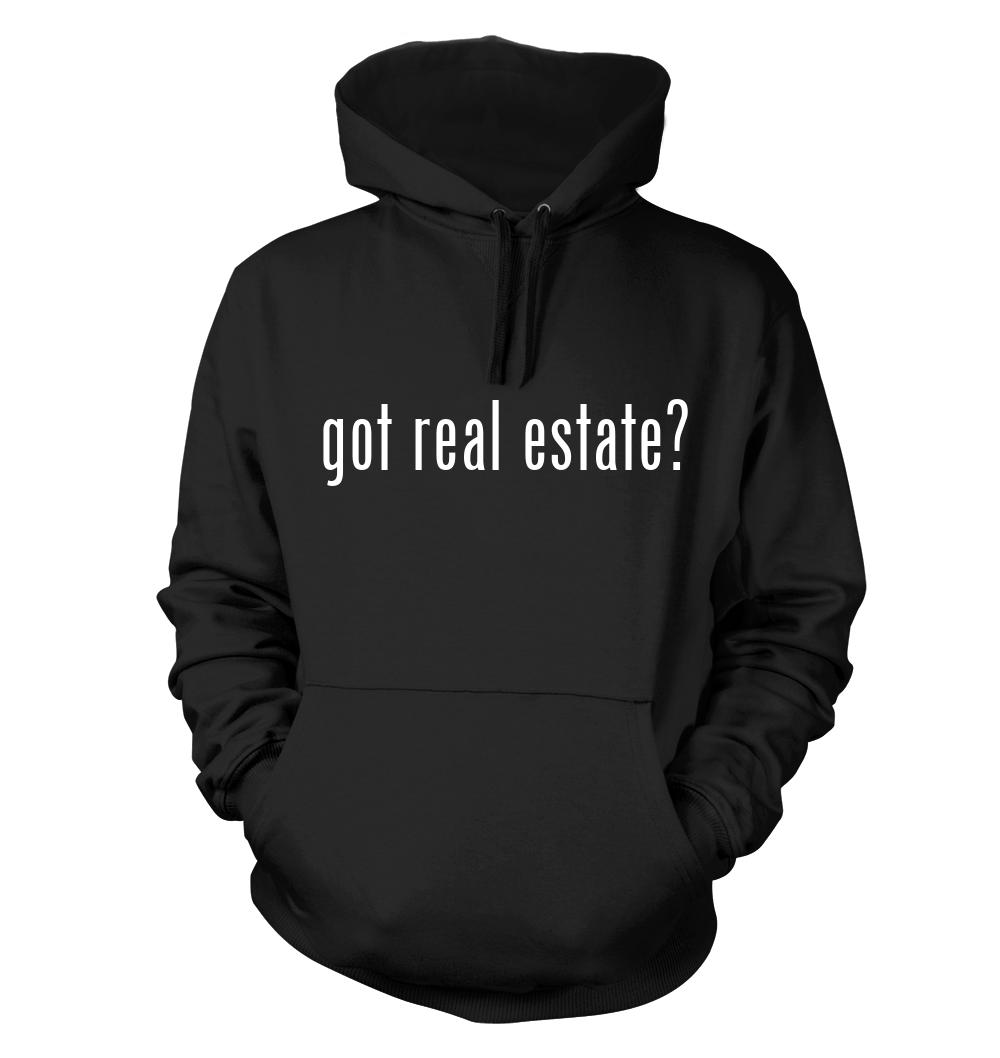 Men/'s Funny Hoodie NEW RARE got real estate?