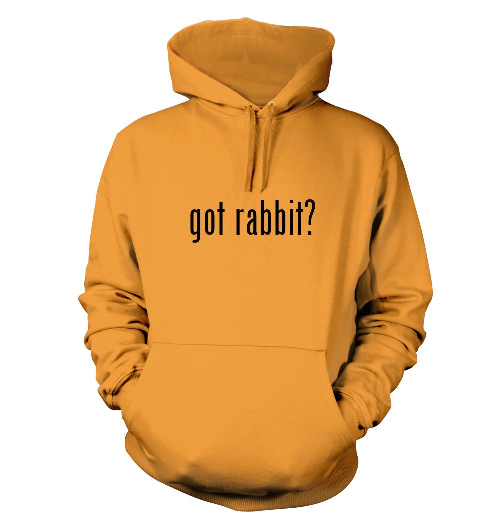 got rabbit? - Men's Funny Hoodie NEW RARE - Picture 4 of 8