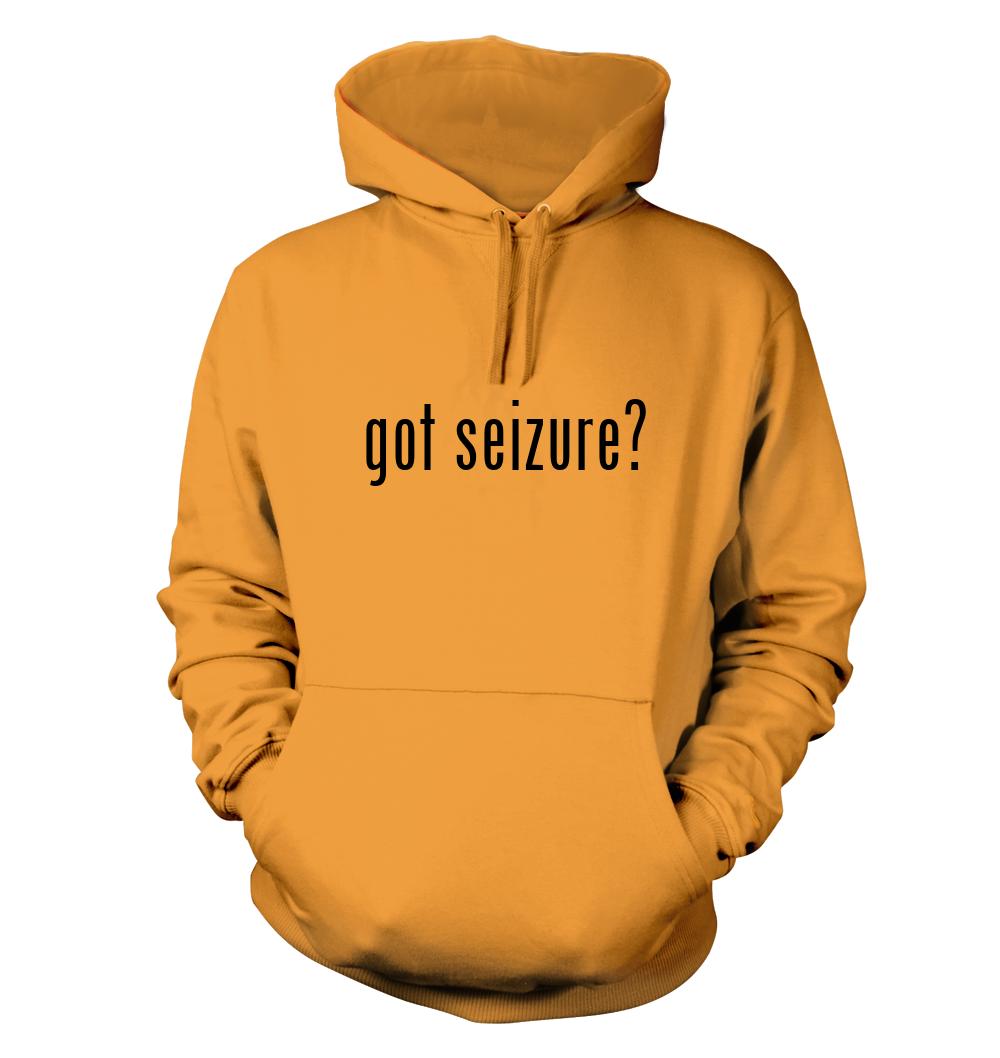 got seizure? - Men's Funny Hoodie NEW RARE - Picture 4 of 8