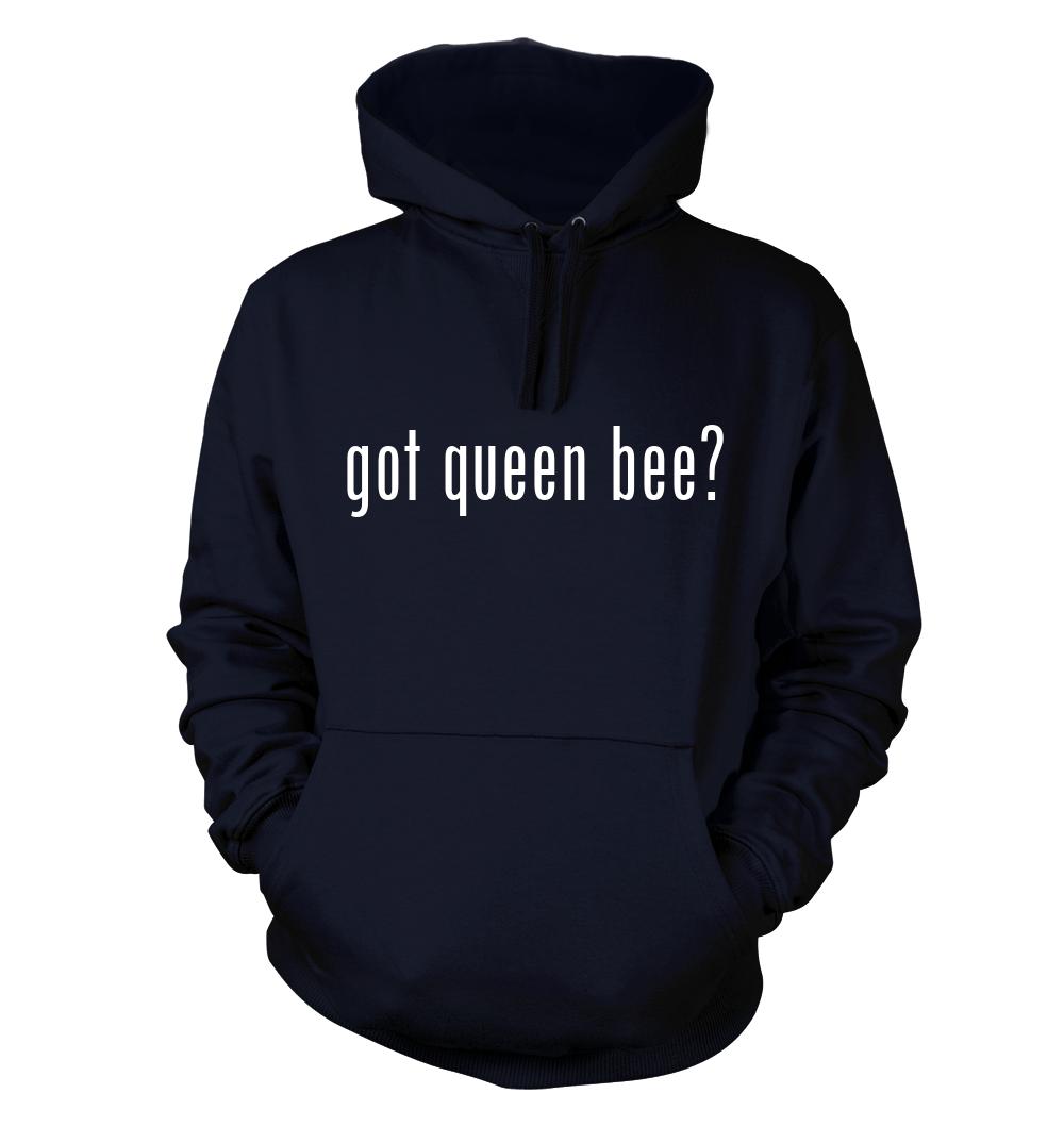 Queen Bee Fun Joke Novelty Meme Humour Unisex Hood Hooded Top for Men and Women 