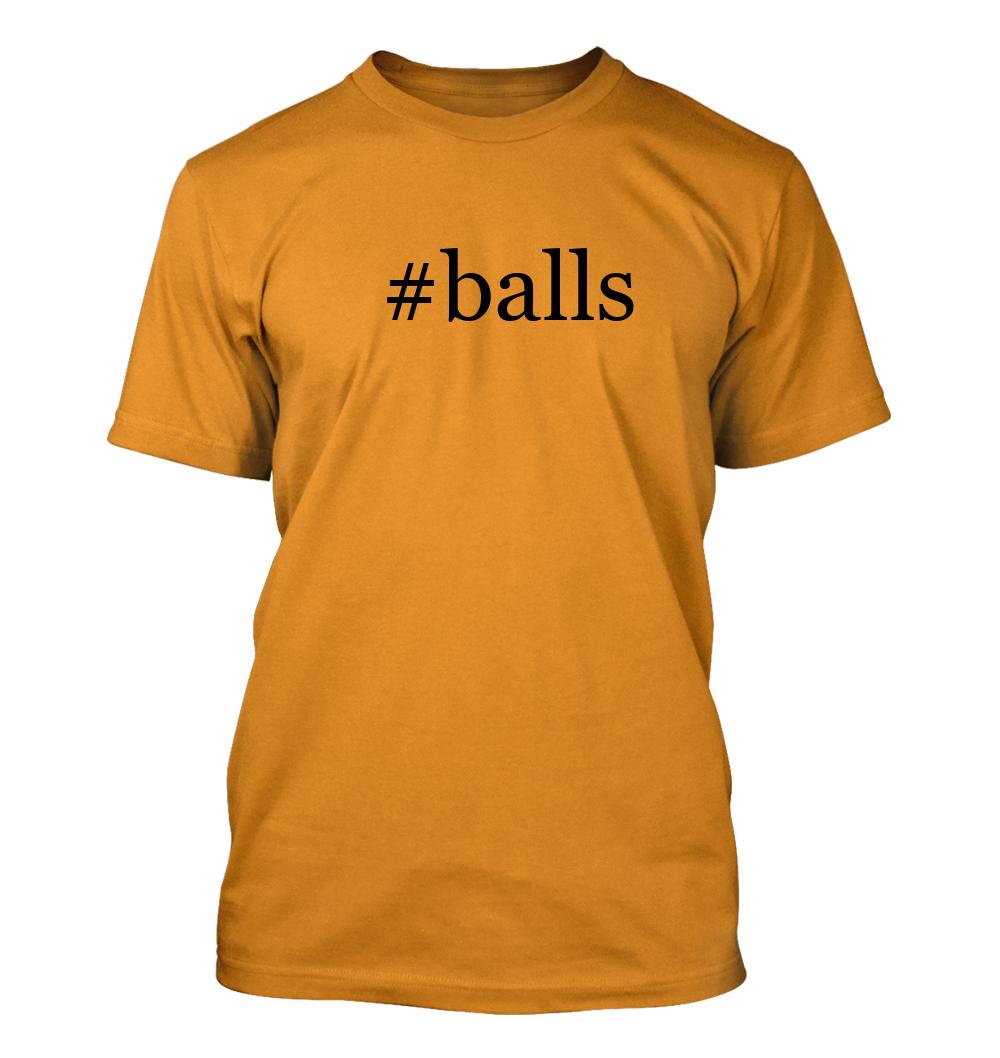 #balls - Men's Funny Hashtag T-Shirt NEW RARE