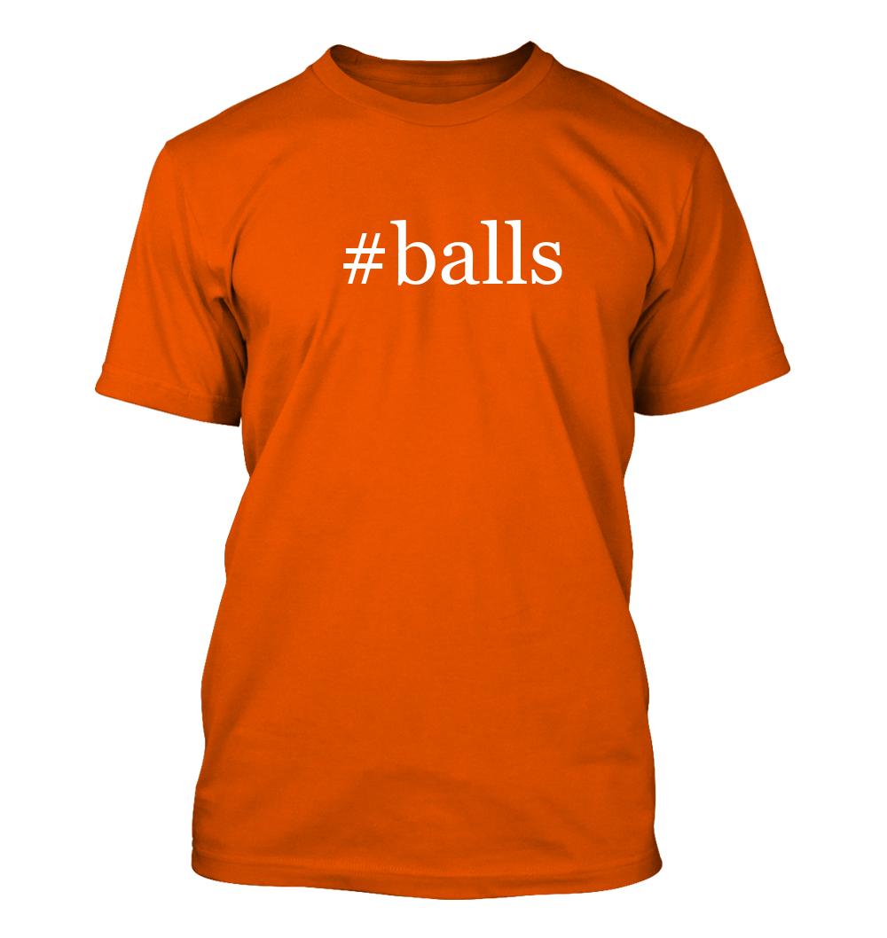 #balls - Men's Funny Hashtag T-Shirt NEW RARE