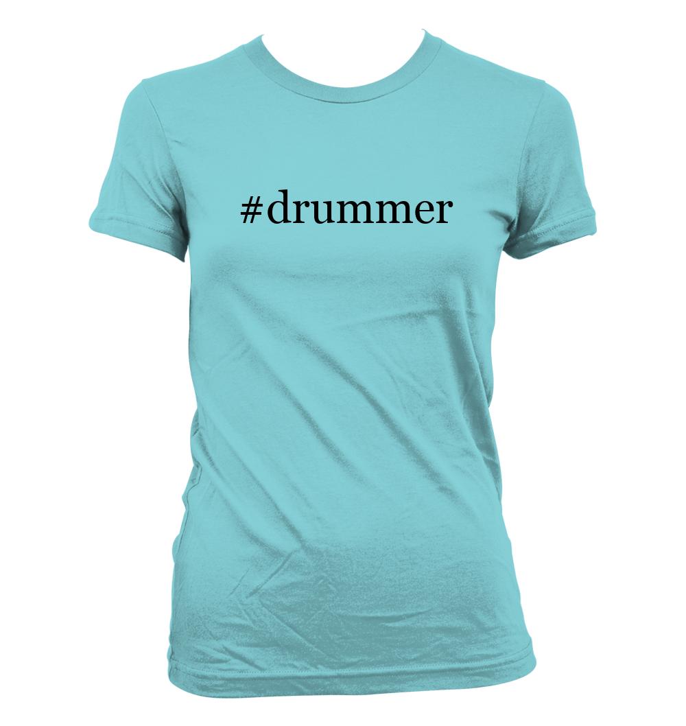 #drummer - Cute Funny Hashtag Junior's Cut Women's T-Shirt NEW RARE