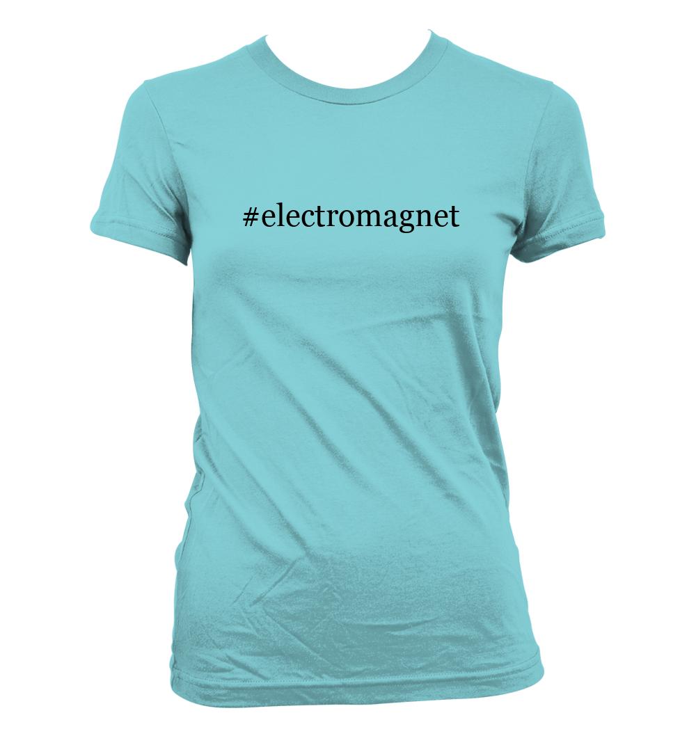 #electromagnet - Cute Funny Hashtag Junior's Cut Women's T-Shirt NEW RARE