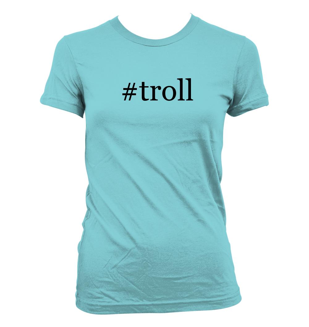 #troll - Cute Funny Hashtag Junior's Cut Women's T-Shirt NEW RARE