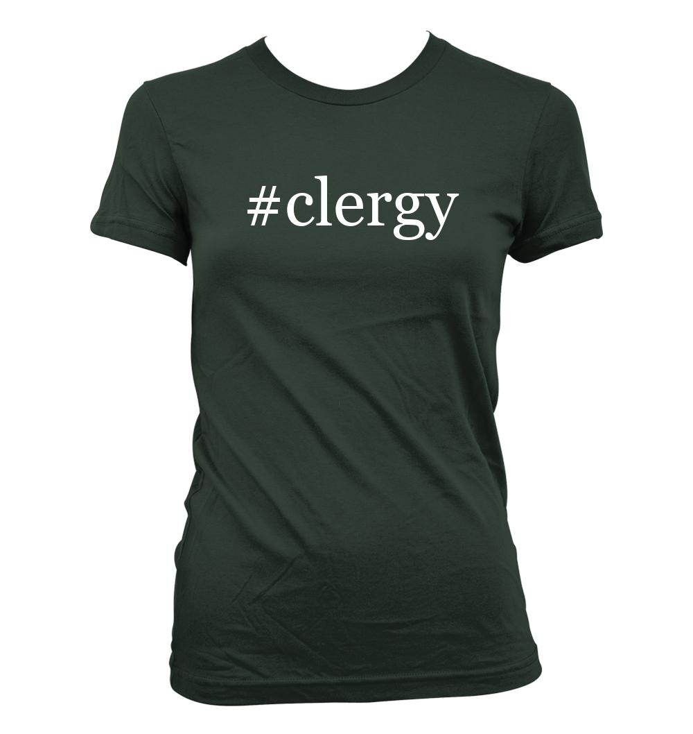 #clergy - Cute Funny Hashtag Junior's Cut Women's T-Shirt NEW RARE - Picture 10 of 14