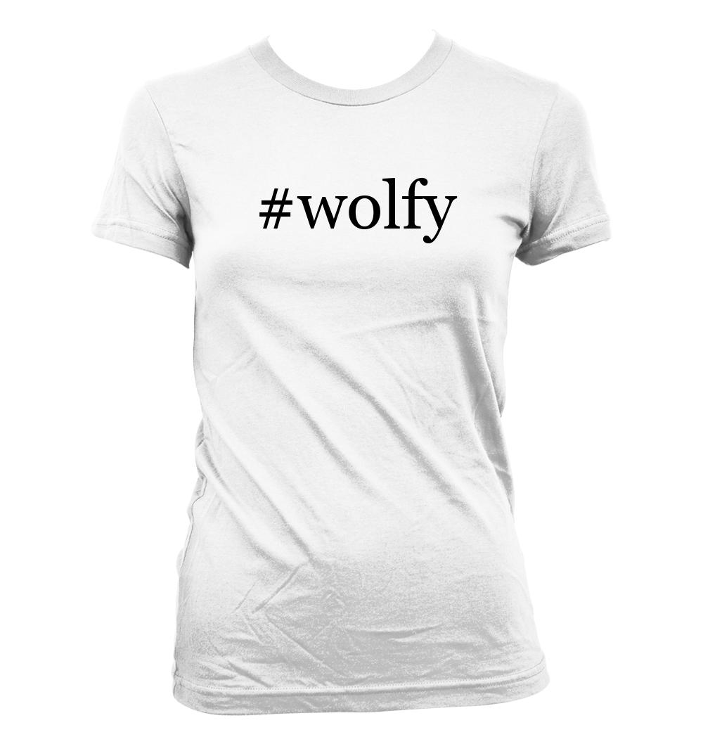 #wolfy - Cute Funny Hashtag Junior's Cut Women's T-Shirt NEW RARE - Picture 4 of 14